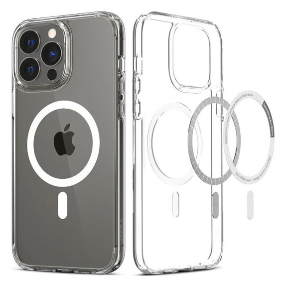 Custodia Ultra Hybrid con MagSafe per iPhone 13 Pro Max, White, Spigen