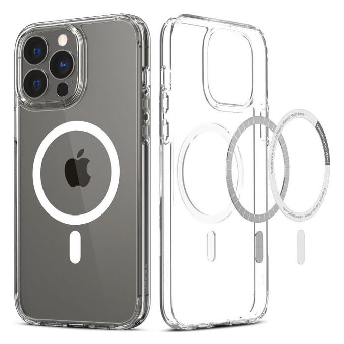 Custodia Ultra Hybrid con MagSafe per iPhone 13 Pro Max, White, Spigen