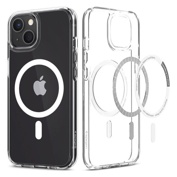 Custodia Ultra Hybrid con MagSafe per iPhone 13 mini, White, Spigen