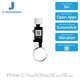 Tasto Home JCID 7ª Gen per iPhone 7, 7 Plus, 8, 8 Plus, SE (2020), SE (2022), Silver, White