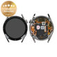 Schermo per Huawei Watch GT 3 JPT-B19 46mm, Vetro touch con cornice, Silver, 02354QMS, Genuine Service Pack