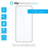 Vetro temperato FullCase per Samsung S22, FixPremium