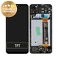 Schermo per Samsung M13 M135F, Vetro touch con cornice, GH82-29132A, GH82-29133A, Genuine Service Pack