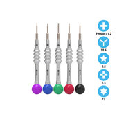 Set cacciaviti Lollipop 5 in 1 nuova versione, 2UUL Scroo