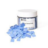 Pad termici in silicone pretagliati 12 x 12 x 1,5 mm, 100 pz, 2UUL