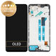 Schermo per Xiaomi Redmi Note 11 Pro 4G, 5G, Graphite Grey, Vetro touch con cornice, 5600010K6S00, 5600010K6T00, Genuine Service Pack