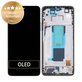 Schermo per Xiaomi Redmi Note 11 Pro+ 5G 220333QAG, Mysterious Black, Vetro touch con cornice, 560001K16U00, Genuine Service Pack