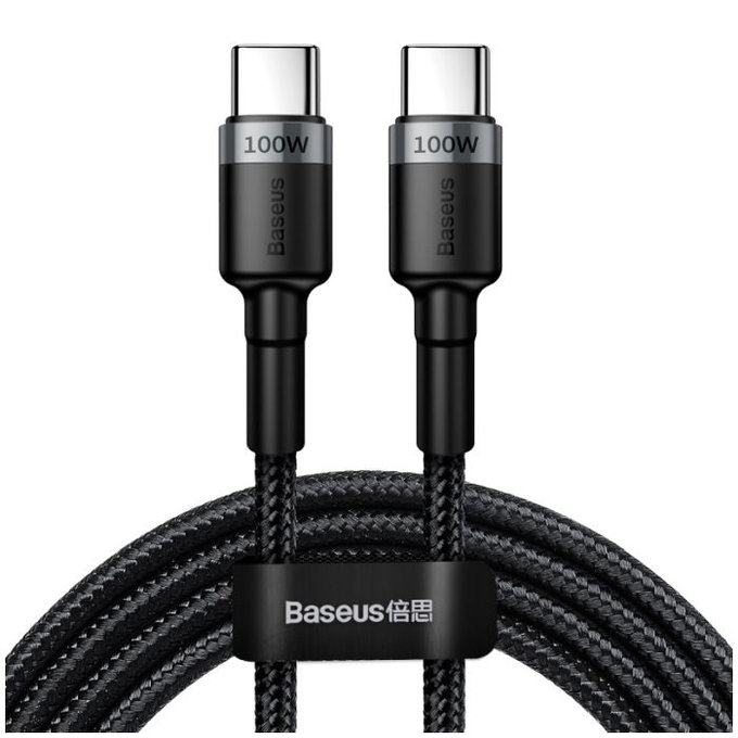 Cavo da USB-C a USB-C 2m, Black, Baseus
