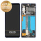Schermo per Sony Xperia 10 IV XQCC54, Lavender, Vetro touch con cornice, A5047176A, Genuine Service Pack