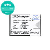 Batteria per Doro Primo 406, 413, 414, 1200mAh, Li-Ion, 3.7 V, RCB413, HQ