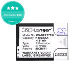 Batteria per CPA Halo 11, 1300mAh, Li-Ion, 3.7 V, RCB571, HQ