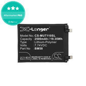Batteria per Xiaomi 11T Pro, 2500mAh, Li-Pol, 7.74 V, BM58, HQ