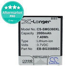 Batteria per Samsung Core Lite, EB-BG358BBC, EB-BG358BBE, 2000mAh, HQ