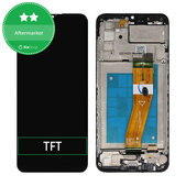 Schermo per Samsung A02s A025F, Vetro touch con cornice
