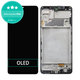 Schermo OLED per Samsung A22 A225F, Vetro touch con cornice