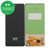 Schermo per Samsung A52 5G A526B, A52s 5G A528B, Vetro touch senza cornice