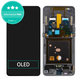 Schermo OLED per Samsung A80 A805F, Vetro touch con cornice