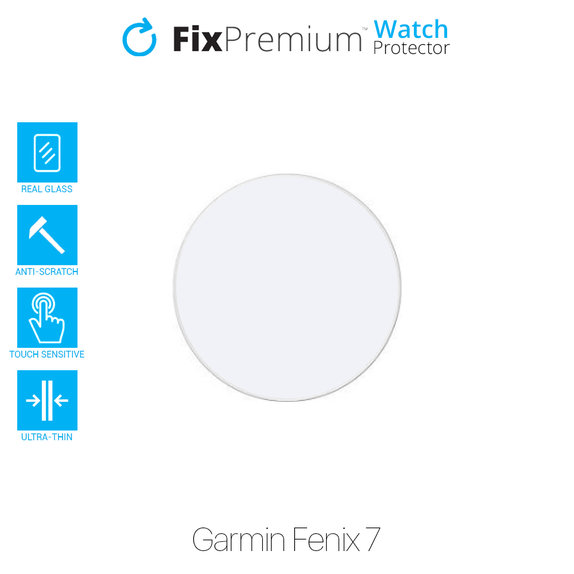 Vetro temperato Watch Protector per Garmin Fenix 7, FixPremium