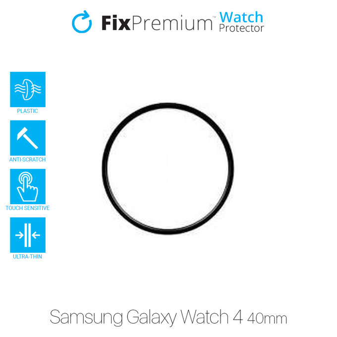 Vetro temperato Watch Protector per Samsung Galaxy Watch 4 40mm, FixPremium
