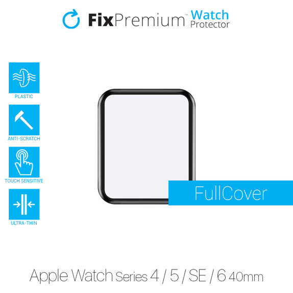 Plexiglas per Apple Watch 4, 5, 6, SE (1st gen), SE (2nd gen) (40mm), FixPremium