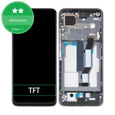 Schermo per Xiaomi Mi 10T 5G M2007J3SY, Mi 10T Pro 5G M2007J3SG, Cosmic Black, Vetro touch con cornice