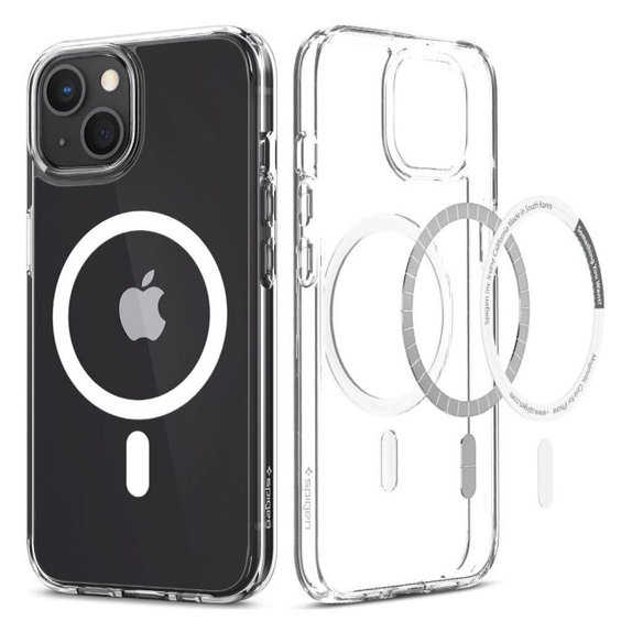 Custodia Ultra Hybrid con MagSafe per iPhone 13, White, Spigen