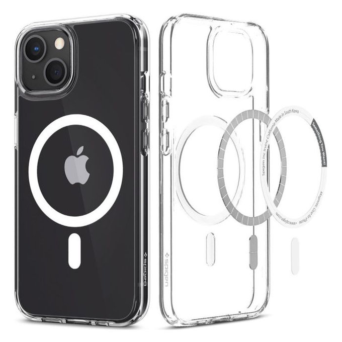 Custodia Ultra Hybrid con MagSafe per iPhone 13, White, Spigen