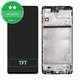 Schermo per Samsung M51 M515F, Celestial Black, Vetro touch con cornice