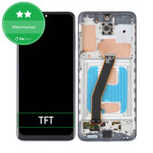 Schermo per Samsung S20 G980F, Cosmic Grey, Vetro touch con cornice