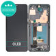 Schermo OLED per Samsung S20 Ultra G988F, Cosmic Black, Vetro touch con cornice
