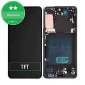 Schermo per Samsung S21 G991B, Phantom Gray, Vetro touch con cornice