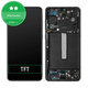 Schermo per Samsung S21 FE G990B, Black, Vetro touch con cornice