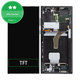 Schermo per Samsung S22 Ultra S908B, Phantom Black, Vetro touch con cornice