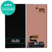 Schermo OLED per Samsung S22 Ultra S908B, Vetro touch senza cornice