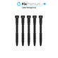 Set di 10 fascette organizzacavi, Black, FixPremium