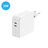 Adattatore di ricarica dual USB-C 35W, Compatibile con Apple