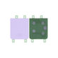 Cover batteria B/G per Samsung Z Flip 4 F721B, Bora Purple, GH82-29654B, GH82-29298B, Genuine Service Pack