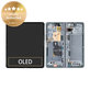 Schermo per Samsung Z Fold 4 F936B, Graygreen, Vetro touch con cornice, GH82-29461B, GH82-29462B, Genuine Service Pack