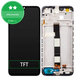 Schermo per Xiaomi Redmi 10A 220233L2C 220233L2G, Black, Vetro touch con cornice