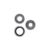 Lente fotocamera posteriore con frame 3 pz per iPhone 13 Pro, 13 Pro Max, Alpine Green