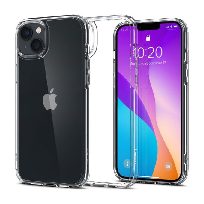 Custodia Ultra Hybrid per iPhone 14 Plus, Transparent, Spigen
