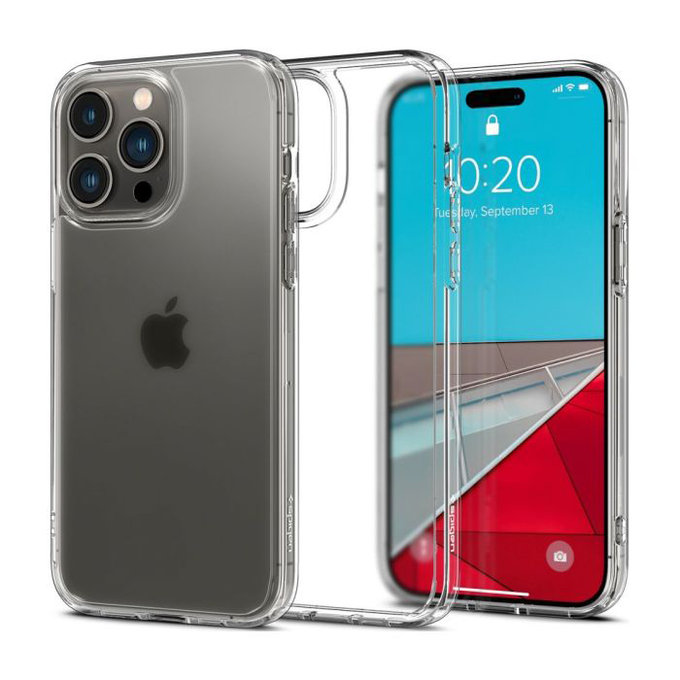 Custodia Ultra Hybrid per iPhone 14 Pro, Frost Clear, Spigen