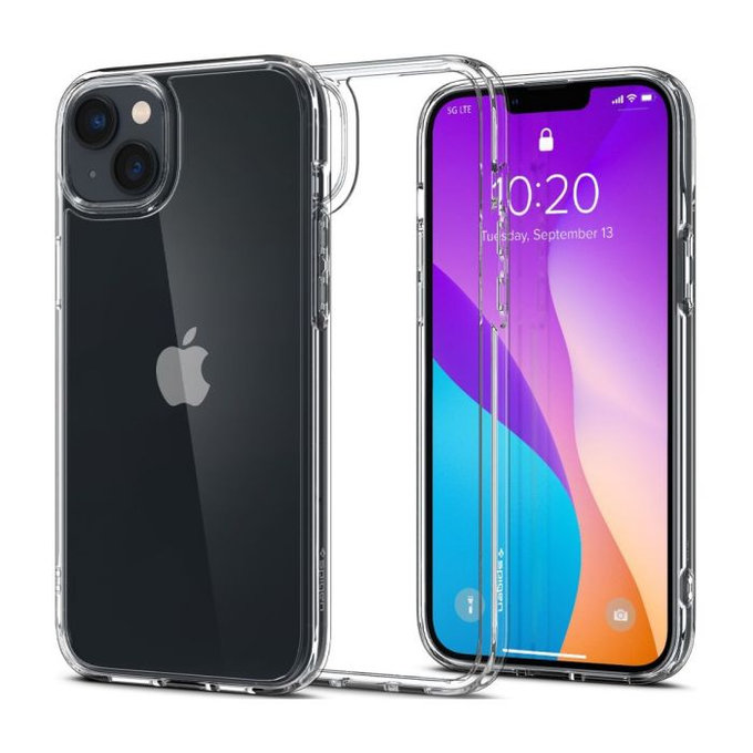 Custodia Ultra Hybrid per iPhone 14, Transparent, Spigen