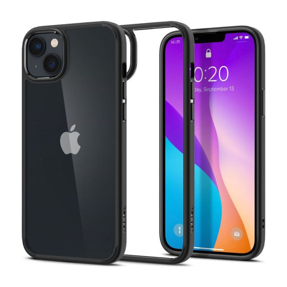 Custodia Ultra Hybrid per iPhone 14, Matte Black, Spigen