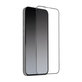 Vetro temperato Full Cover per iPhone 14 Pro, Black, SBS