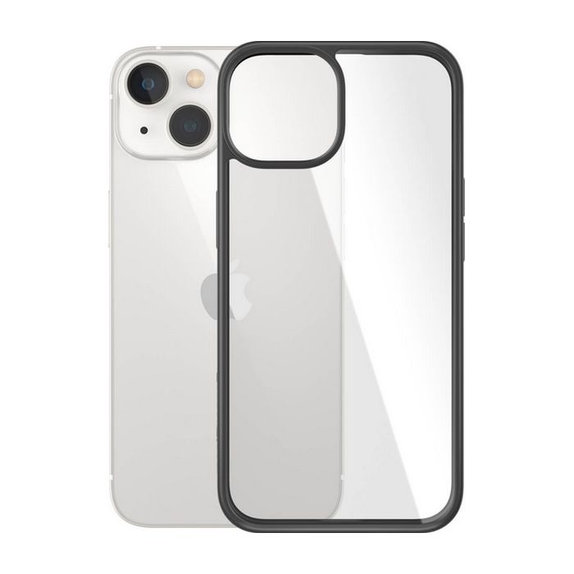 Custodia ClearCase per iPhone 14, Black, PanzerGlass