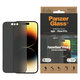 Vetro temperato UWF Privacy AB con applicatore per iPhone 14 Pro, Nero, PanzerGlass