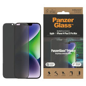 Vetro temperato UWF Privacy AB con applicatore per iPhone 14 Plus/13 Pro Max, Nero, PanzerGlass