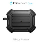 Custodia antiurto per AirPods Pro, Black, FixPremium