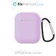 Custodia in silicone per AirPods 1 e 2, Lila, FixPremium